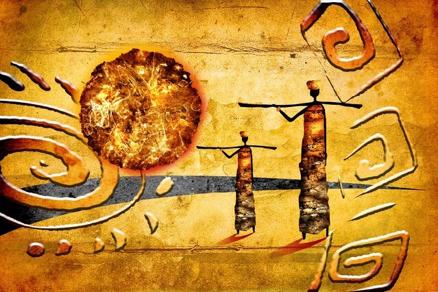 Africa retro vintage style 3